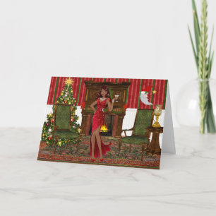 Cartão de Natal Americano Moderno