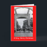 Cartão de Natal - Amesterdã<br><div class="desc">A imagem neste Cartão de Natal foi reproduzida a partir de um cartão postal antigo.</div>