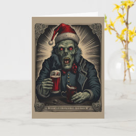 Cartão de Natal animado Zombie