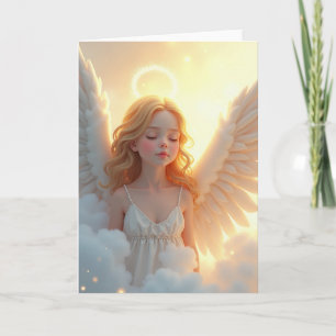 Cartão de Natal Anjo Celestial
