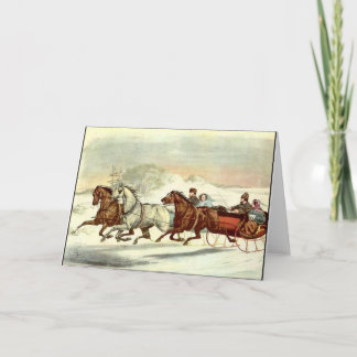 Cartão de Natal: Antes do Impacto. Cartão