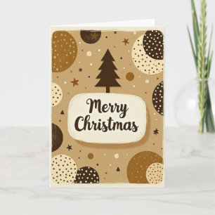 Cartão de Natal Antigo Feliz