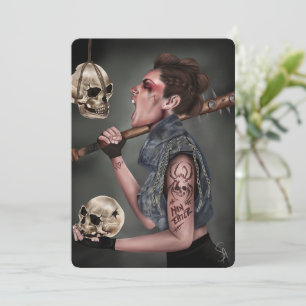 Cartão de Natal Antimainstream - Peça de Arte Digi