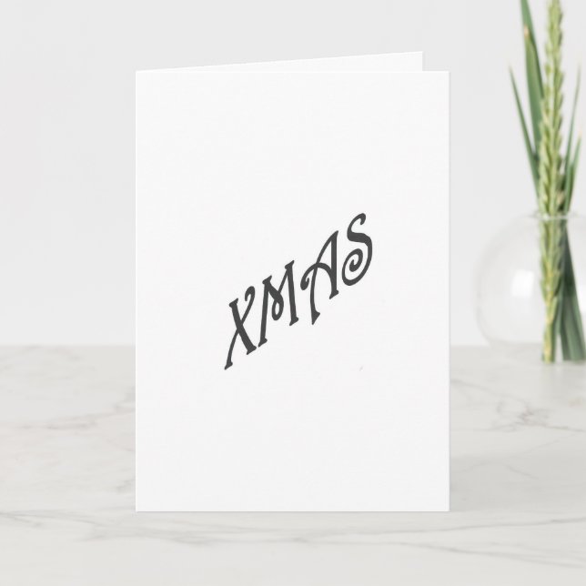 Cartão de Natal ateu (Frente)