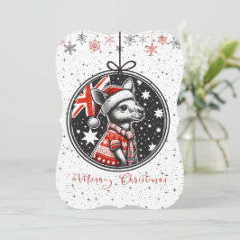 cartão de natal australiano