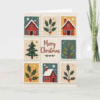 Cartão de Natal Azulejo de Natal