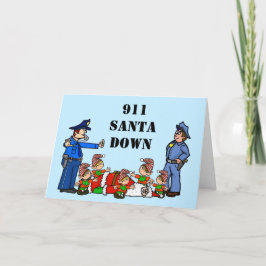 Cartão de Natal Baixo para Papais noeis 911