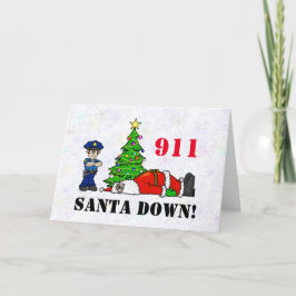 Cartão de Natal Baixo para Papais noeis 911