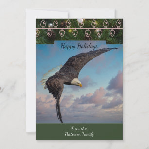 Cartão de Natal Bald Eagle