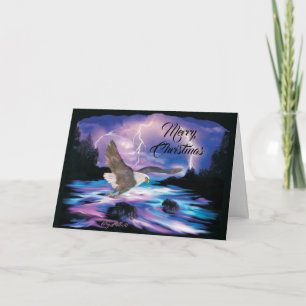 Cartão de Natal Bald Eagle