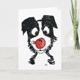 Cartão de Natal Bauble Pup