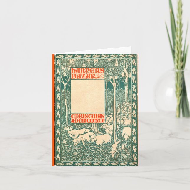 Cartão de Natal Bazar de Harper (Frente)