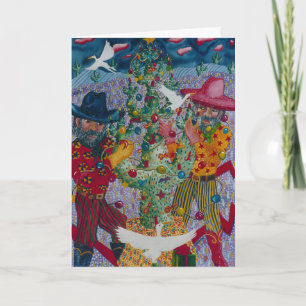 CARTÃO DE NATAL BEDAZZLED DE BANDIDOS