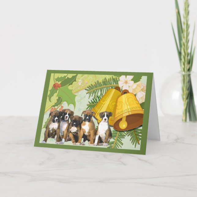 Cartão de Natal Bels do pugilista (Frente)