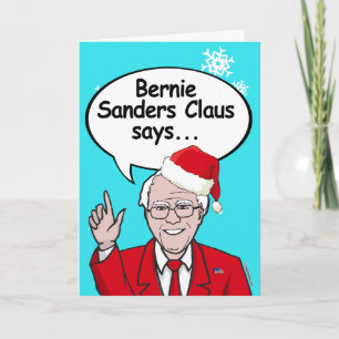 Cartão de Natal Bernie Sanders - Bernie Sanders Cl
