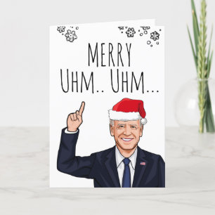 Cartão de Natal Biden: Feliz Uhm... A Coisa
