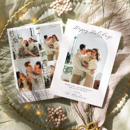 Cartão de Natal Boho Moderno