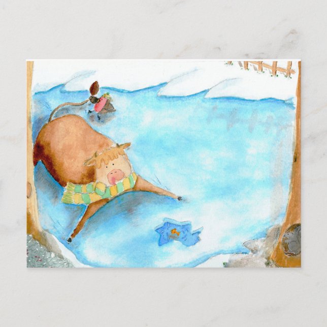 Cartão de Natal bonito (Frente)