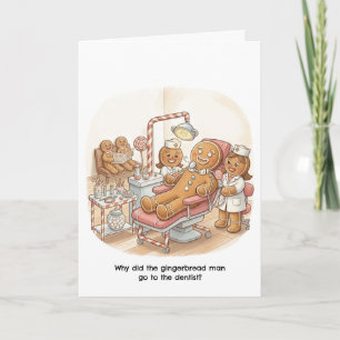Cartão de Natal bonito para Periodontista/Dentista
