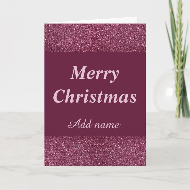 Cartão de Natal bonito personalizado (Frente)