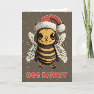 Cartão de Natal Bumble Bee