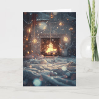 Cartão de Natal - Caloroso, Conforto e Alegria