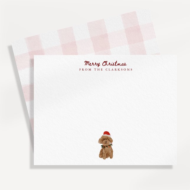 Cartão de Natal Caprichoso do Cão (Criador carregado)