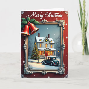 Cartão de Natal Casa Nevada