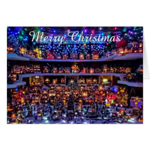 Cartão de Natal - Cena da Vila