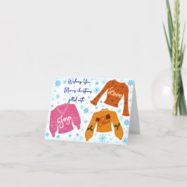 Cartão de Natal cheio de amor, obra e alegria