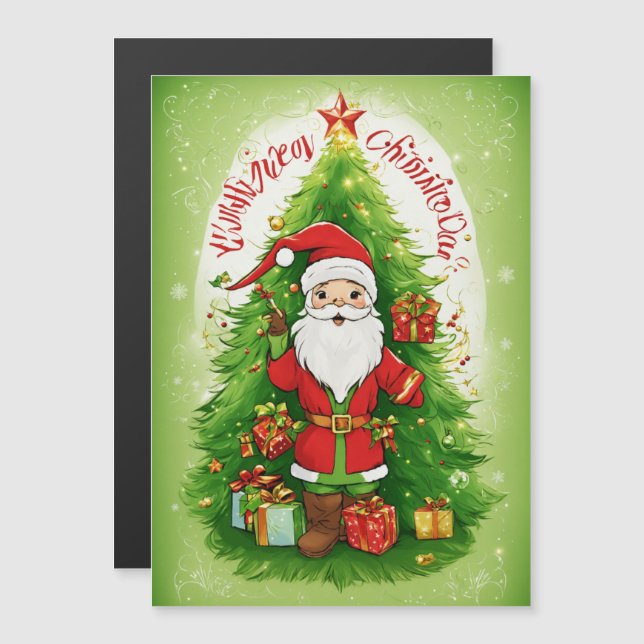 "Cartão de Natal clássico" (Frente/Verso)