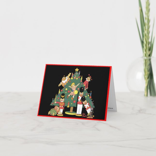 Cartão de Natal Cliff Sterrett Classic Comic Strip (Frente)