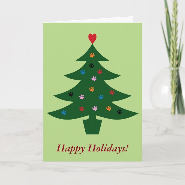 Cartão de Natal Clínico Veterinário (Frente)