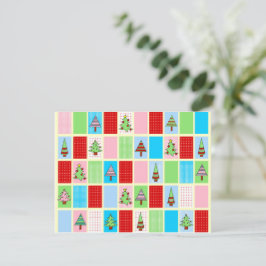 Cartão de Natal colorido