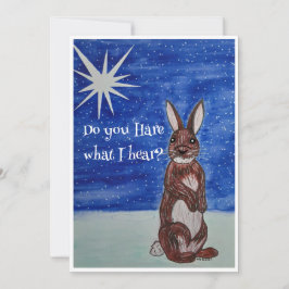 Cartão de Natal com Bunny