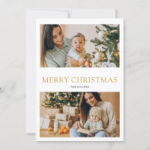 Cartão de Natal com Foto Feliz Natal