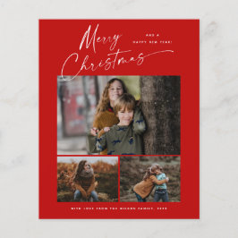 Cartão de Natal com Foto Script de Natal 3