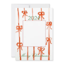 Cartão de Natal com Laço