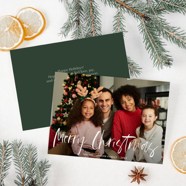 Cartão de natal com letra branca (Criador carregado)