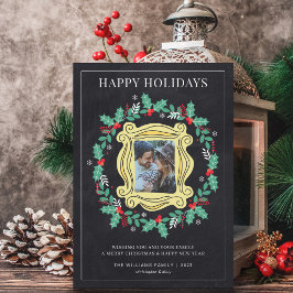 Cartão de Natal com Quadro de Giz FRIENDS™ Photo