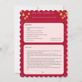 Cartão de Natal (com receita)