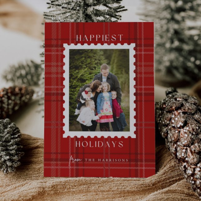 Cartão de Natal com Xadrez de Férias Mais Feliz (Criador carregado)