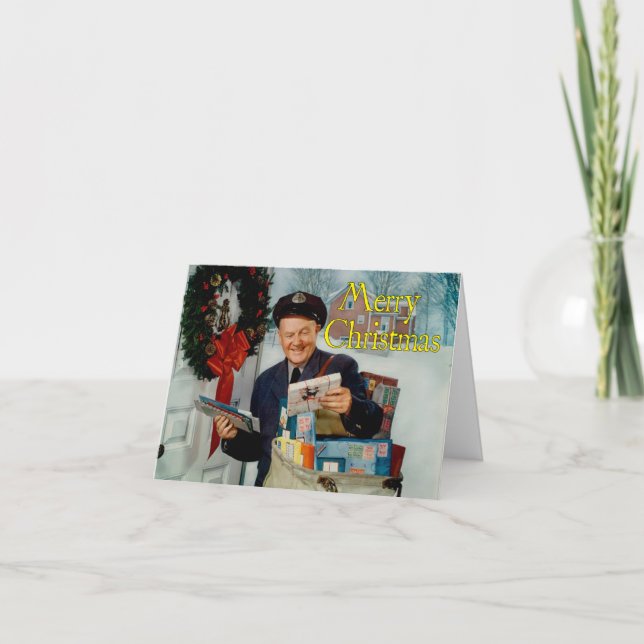 Cartão de Natal "Correspondência de Natal" em Esti (Frente)