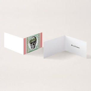 Cartão de Natal Crânio