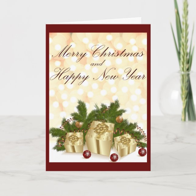 Cartão de Natal cristão (Frente)