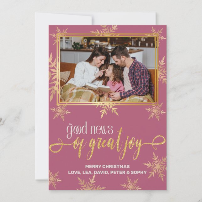 Cartão de Natal Cristão (Frente)