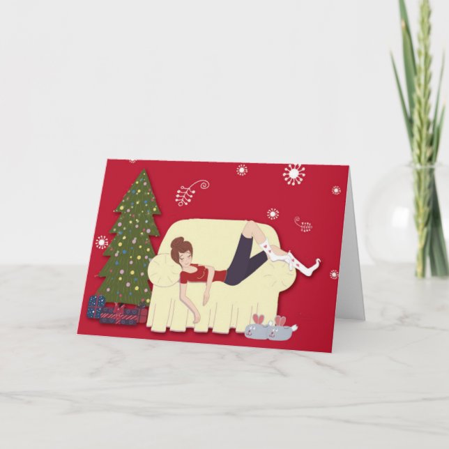 Cartão de Natal crônico (Frente)