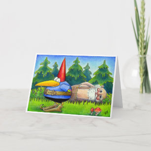 Cartão de Natal Crow Gnomo