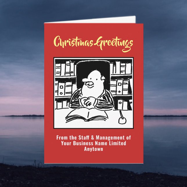 Cartão de Natal da Administração Fiscal ou Contabi (Criador carregado)