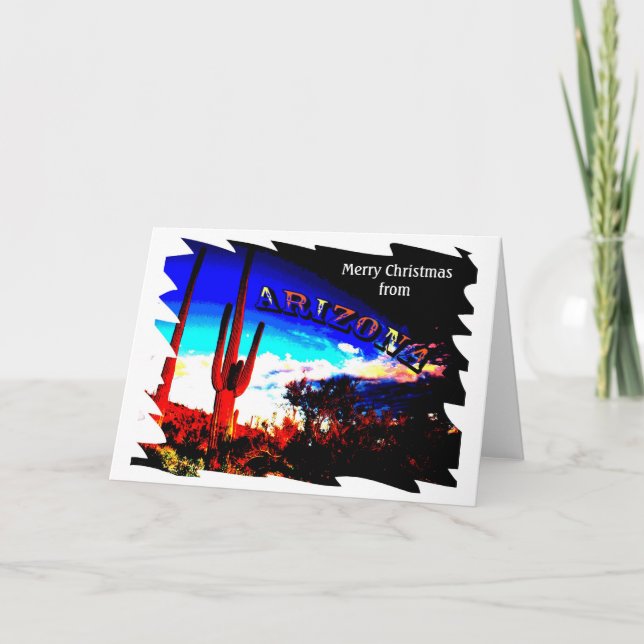 Cartão de Natal da arizona (Frente)